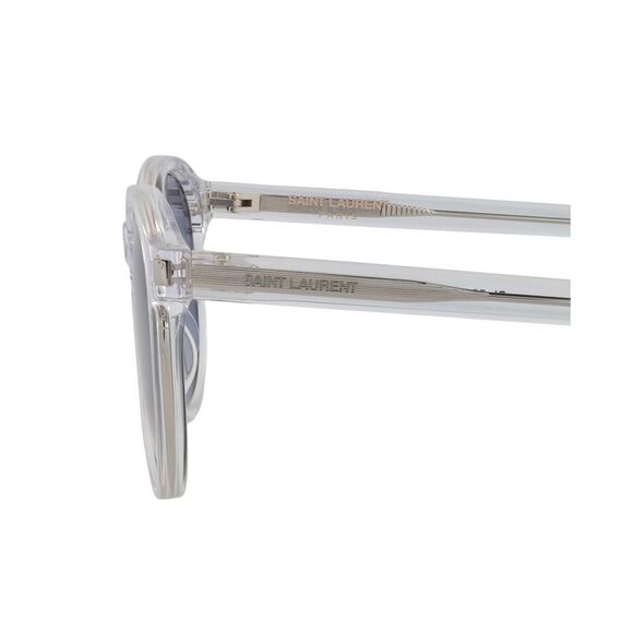 Saint Laurent Round-Frame Acetate Sunglasses Clear Unisex-Adult - Picture 4 of 6